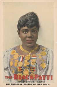 Sissieretta Jones, também conhecida como "Black Patti", 1899 de American School