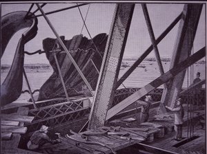 Estátua da Liberdade, sua construção retratada pela Scientific American de American School