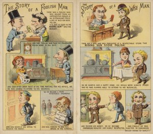 História do homem sábio e do homem tolo de American School