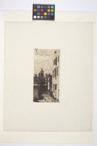 Cena de rua (tinta) de American School