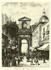 Rua em Nápoles, Porta Capuana de American School