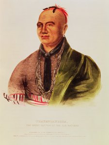 Thayendanegea, o grande capitão das Seis Nações (cor litho)