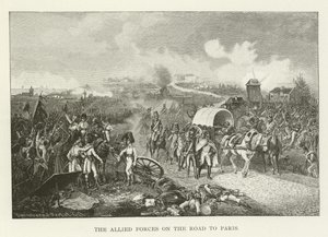 As forças aliadas na estrada para Paris de American School
