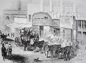 The Butterfield Overland Mail Coach, publicado no Harper