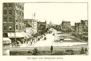 O Capitólio, da Avenida Pensilvânia de American School