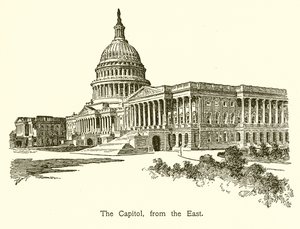 O Capitólio, do leste, Washington de American School