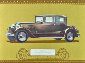 The Coupe, A Custom Eight by Packard, pub.1930 (litografia a cores) de American School
