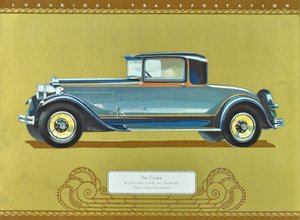 The Coupe, A Custom Eight by Packard, pub.1930 (litografia a cores) de American School