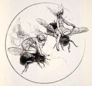 The Fays, do Guia Mundial para os Gnomos, Fadas, Elfos e Outras Pessoas Pequenas por Thomas Keightley (1789-1872) Publicado em 1880 de American School