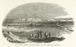 O Grande Monte de Koyunjik, no site de Nínive de American School
