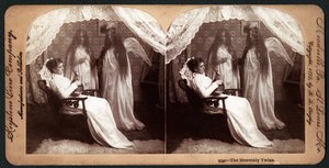 Os Gêmeos Celestiais, 1899 (estereógrafo) de American School