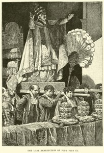 A última bênção do Papa Pio IX de American School