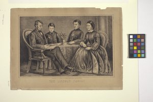 A Família Lincoln (litografia) de American School