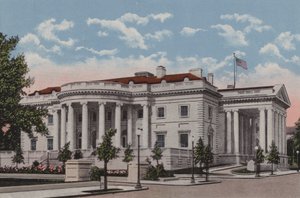 The Memorial Continental Hall, Washington DC (litografia a cores) de American School