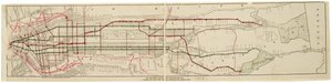 O mapa de transporte da Associação de Comerciantes de American School