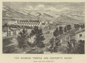O Templo Mórmon e o Bloco dos Profetas de American School