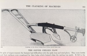 The Oliver Chilled Plough, de The Pageant of America, Vol.3, de Ralph Henry Gabriel, 1926 de American School