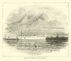 O barco em pó Louisiana, dezembro de 1864 de American School
