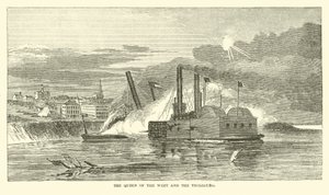 A Rainha do Oeste e o Vicksburg, fevereiro de 1863 de American School
