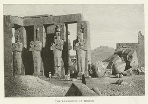 O Ramesseum em Tebas de American School