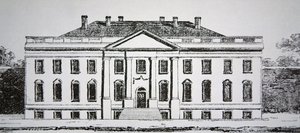 A Casa Branca em 1807 (gravura) de American School