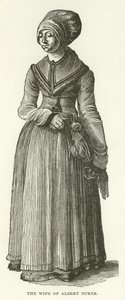 A esposa de Albert Durer de American School