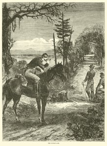 A linha de correio, abril de 1863 de American School