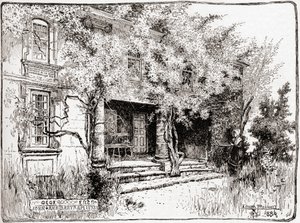 A casa de John Bartram perto de Filadélfia, da 