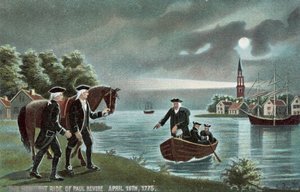 A viagem nocturna de Paul Revere de American School