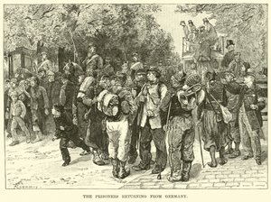 Os prisioneiros retornando da Alemanha de American School