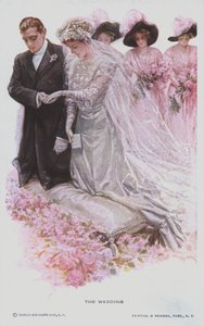 O casamento (litografia a cores) de American School