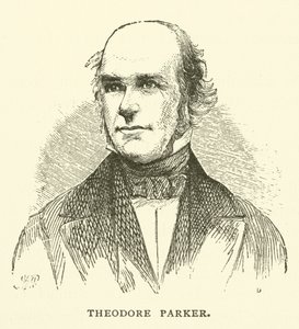 Theodore Parker, ministro unitarista americano, transcendentalista e abolicionista de American School