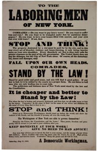 Aos trabalhadores de Nova York, 18 de julho de 1863 de American School