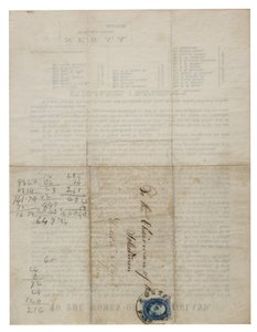 Para as mulheres da Nova Inglaterra (carta circular), c.1862-1865 de American School