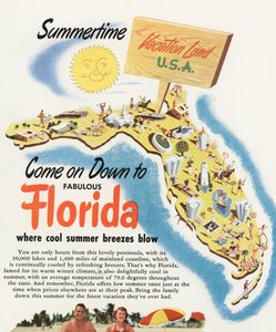 Mapa Turístico da Flórida de American School