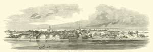 Vista de Vicksburg do rio, junho de 1862 de American School