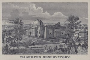 Washburn Observatory, Madison, Wisconsin, EUA (litho) de American School