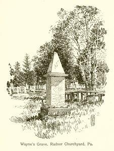 Túmulo de Waynes, Radnor Churchyard, Pa de American School