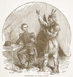 Weathersford e General Jackson, de um pub de livros. 1896 de American School