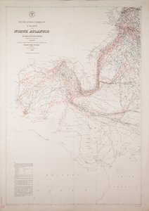 Carta de ventos e correntes do Atlântico Norte de American School