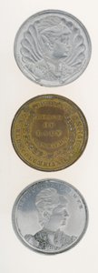 Medalhas de recordação da Exposição Mundial da Colúmbia de American School