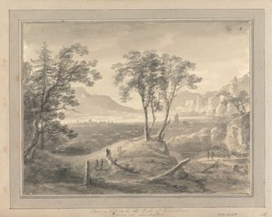 Vistas em Inglaterra, Escócia e País de Gales: De uma fotografia na Casa do Duque de Devonshire em Londesbro
