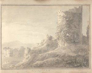Vistas em Inglaterra, Escócia e País de Gales: Parte do Castelo de Caerphilly de Amos Green