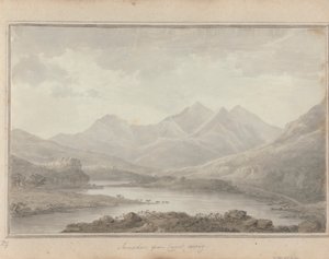 Vistas em Inglaterra, Escócia e País de Gales: Snowdon, de Capel Cerrig de Amos Green