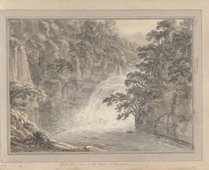 Vistas em Inglaterra, Escócia e País de Gales: Excursão na Escócia; Corie Lin; uma das Cataratas do Clyde de Amos Green