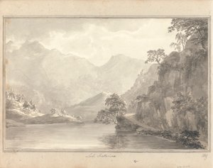 Vistas em Inglaterra, Escócia, e País de Gales: Viagem na Escócia; Loch Katterine de Amos Green