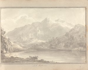 Vistas em Inglaterra, Escócia, e País de Gales: Viagem na Escócia; Loch Katterine de Amos Green