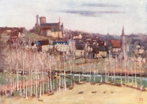 Le Grand Pressigny (litografia a cores)