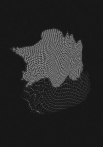 Grelha ondulada abstrata