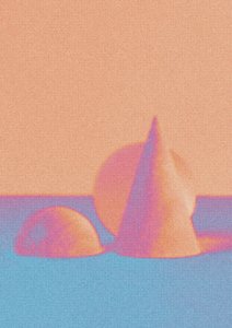 Formas geométricas oníricas de Amy Louise Baker